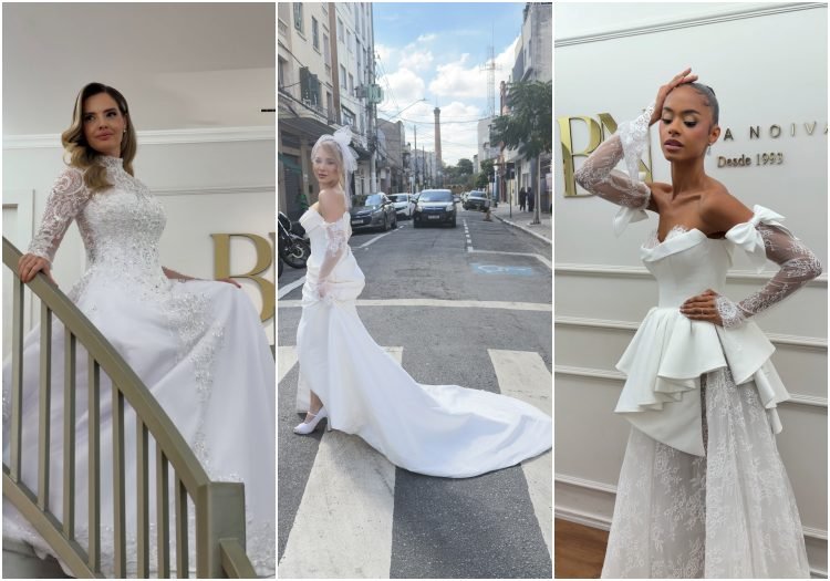 Bela Noiva lança três novos vestidos ( Alynna, Valentina e Sthella ) para noivas contemporâneas - looksdamoda.com