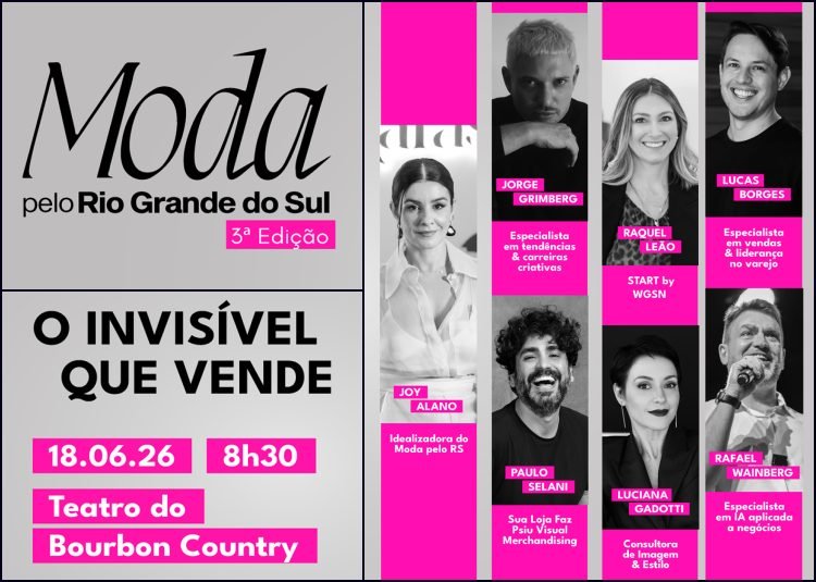 3ª edição do Moda Pelo RS debaterá os desafios de vender moda em um mercado cada vez mais digital